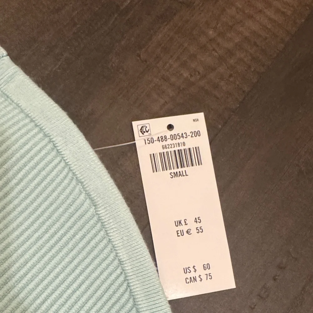 Abercrombie & Fitch Light Blue Ribbed Tube Top - Picture 2 of 5